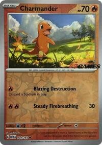 Charmander - 004/165 (Reverse Cosmos Holo) (Costco Exclusive)