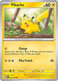 Pikachu - 025/165 (Holiday Calendar)